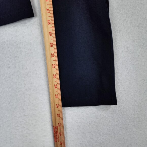 Chicos Pants Womens 00 Navy Blue 2 Ankle Pull On Straight Leg Travelers Stretch - Picture 6 of 12